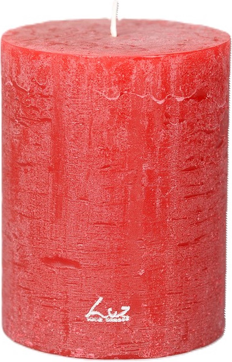 Rasteli Luz Your Senses Stomp Kaars Rood-Antikrood D 10 cm H 13 cm