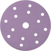 SMIRDEX Schuurpapier 150mm rond | P60 | 15 gaten | Ceramic line | Velcro discs | Professionele kwaliteit | 50 stuks in doos | Autoschadeherstel