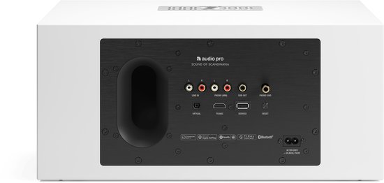Audio Pro C20 - Smart Multiroom Actieve Luidspreker - HDMI + Phono - Wit van Audi — afbeelding 4