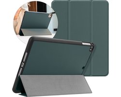 imoshion Tablet Hoes - Geschikt voor iPad Air 2 (2014) / Air 1 (2013) / 6e generatie (2018) 9.7 inch / 5e generatie (2017) 9.7 inch - Trifold Bookcase - Donkergroen