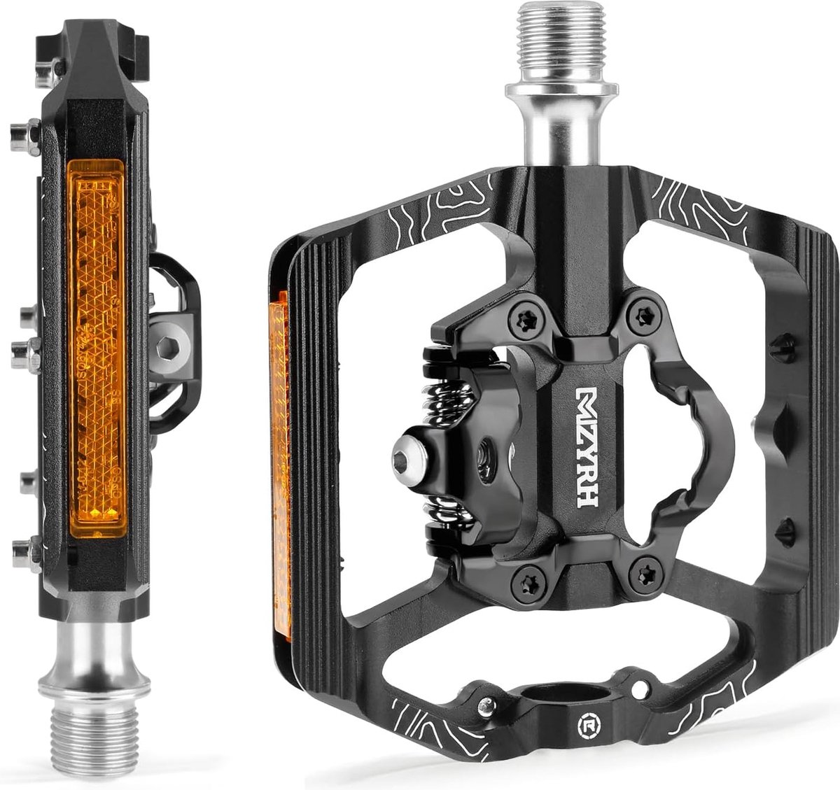 Pedale automatique vtt double face sale