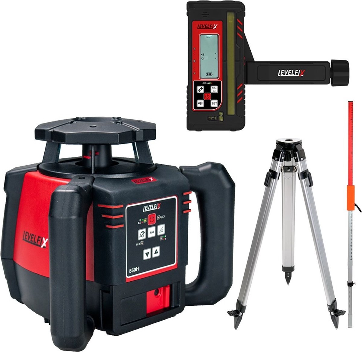 Bouwlaser Levelfix 860H Horizont. Volautomatisch