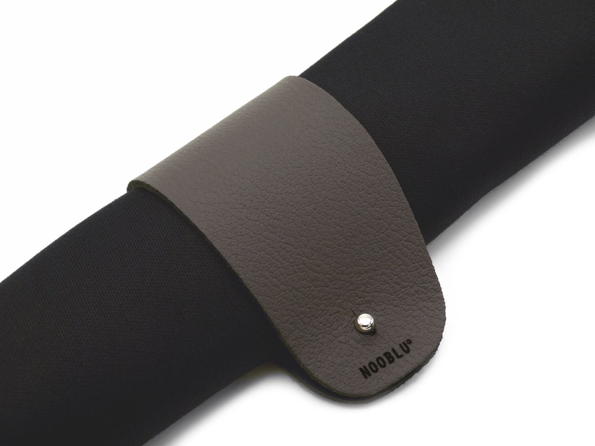 NOOBLU PEBL servetringen - Kleur: Lead grey, Aantal: set van 6