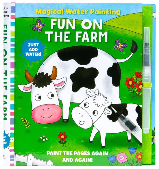 iSeek- Magical Water Painting: Fun on the Farm - cover