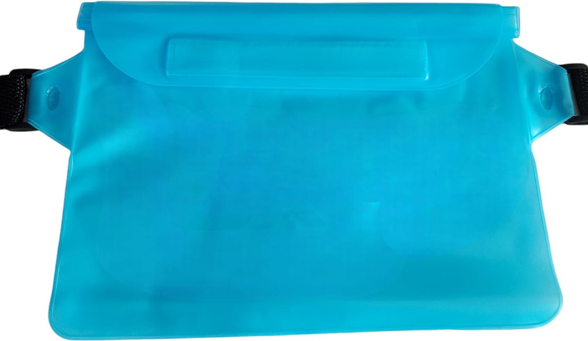 Telefoonhoes Waterbestendig 2 delig heuptas - licht blauw