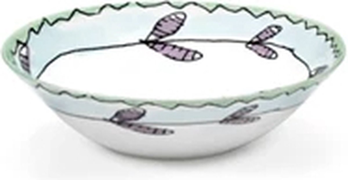 Serax Marni Midnight Flowers Blossom Milk bowl D18cm H5.5cm roze / blauw