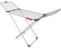 Aluminium Wasrek - 157337 Vileda - 100 Wasrek - 20 M Drooglijn Lengte - Wit - 585 x 195 x 131 cm