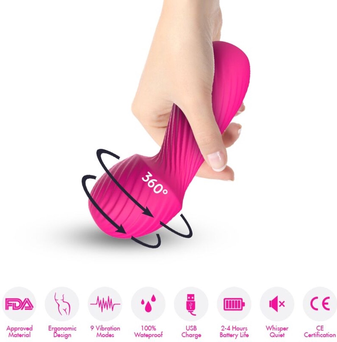 Goedkoopste ARMONY - DAZZLE MASSAGER & VIBRATOR KLEIN FUCHSIA | VIBRATOR | MASSAGER | PREMIUM MASSAGER | VIBRATOR MASSAGER | PREMIUM VIBRATOR | MINI VIBRATOR