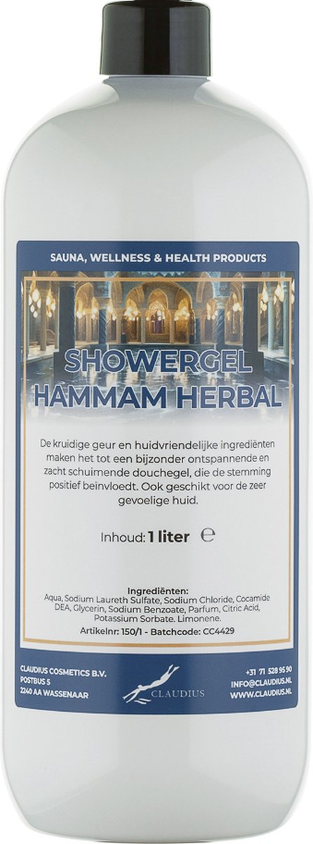 Goedkoopste Douchegel Hammam Herbal 1 liter - showergel