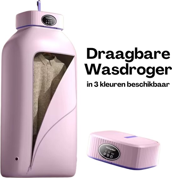 Foto: Mini wasdroger draagbare wasdroger uv technologie elektrische mini wasdroger opvouwbaar camping droger studenten droger goedkope droger max 2 5 kilo beige mini wasdroger