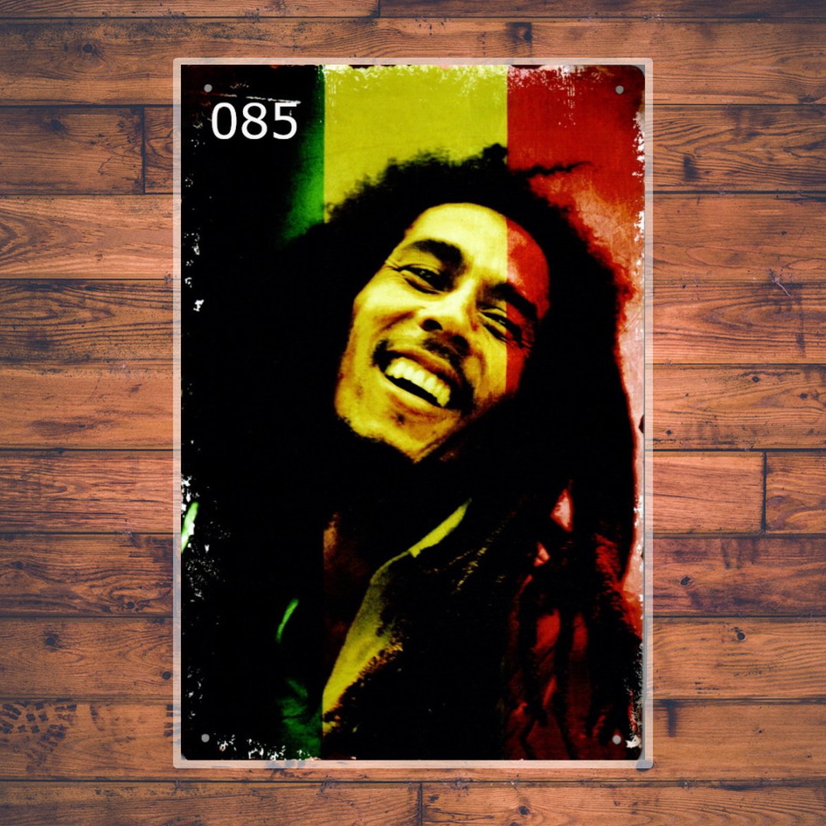 Wandbordje Bob Marly