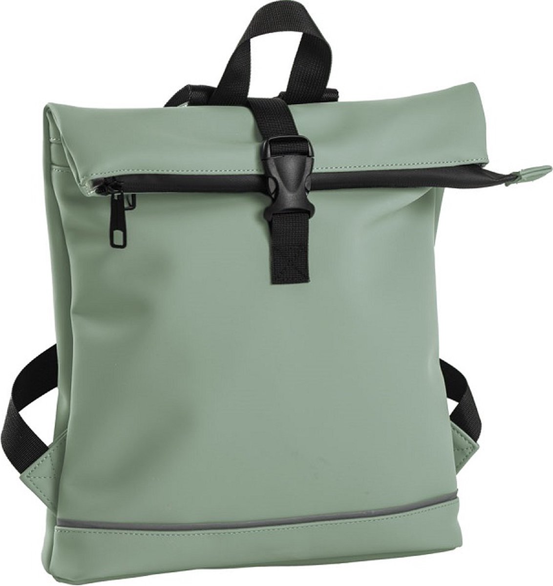 Daniel Ray Jefferson Rolltop Laptop Rugzak Waterproof - Oudgroen