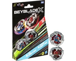 foto van Beyblade X Tail Viper 5-80O en Sword Dran 3-60F Top Dual Pack