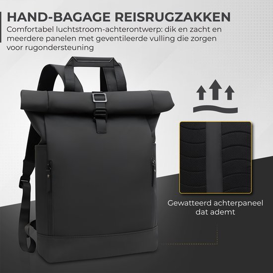 Sac à dos de voyage pour ordinateur portable, valise de voyage approuvée en avion pour homme et
