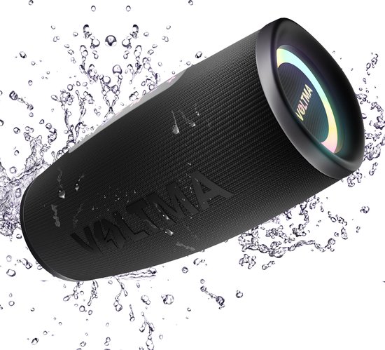 Bluetooth speaker draagbaar 40W waterdicht IPX5 met RGB, 360° surround sound, TWS, 40 uur batterij, AUX, USB, Micro SD