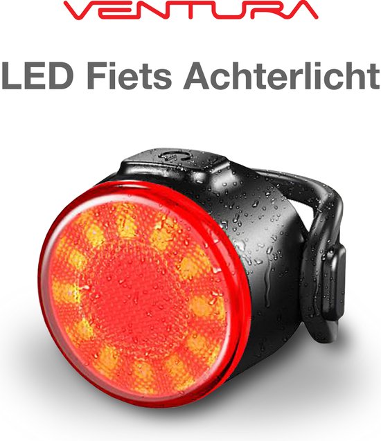 Fiets Achterlicht - LED - Li-ion accu - USB Oplaadbaar van Fiets. — afbeelding 2