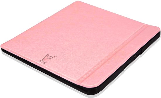Hoesje geschikt voor Kindle Oasis Gen 10 - Book Case Premium Sleep Cover Leer Hoes met Auto/Wake Functie - Roségoud van Hoesje  — afbeelding 3