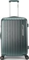 Decent PARADISO Middenmaat koffer 66x40x25 - Middelmaat trolley - Lichtgewicht koffer - Reiskoffer - Veilig TSA Cijferslot – Olijfgroen