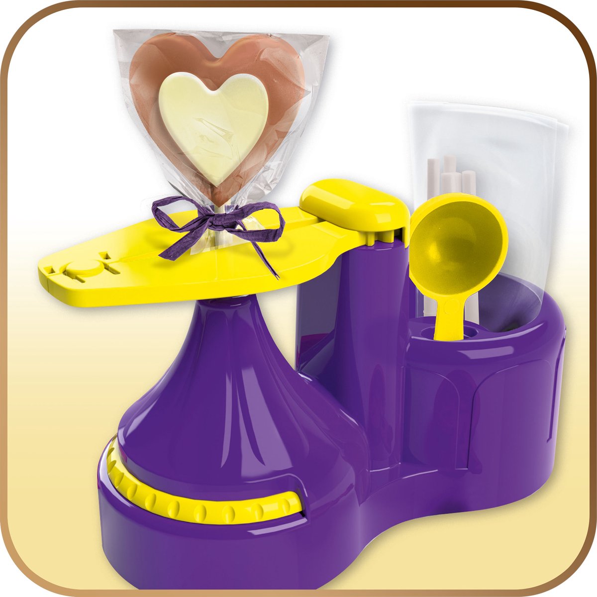 Megableu Chocolade Lolly Maker - Creatief Speelgoed met Chocolade - Maak Je Eigen Chocolade Lolly's - Knutselset voor Kinderen - Vanaf 6 Jaar - Origineel Cadeau — afbeelding 9
