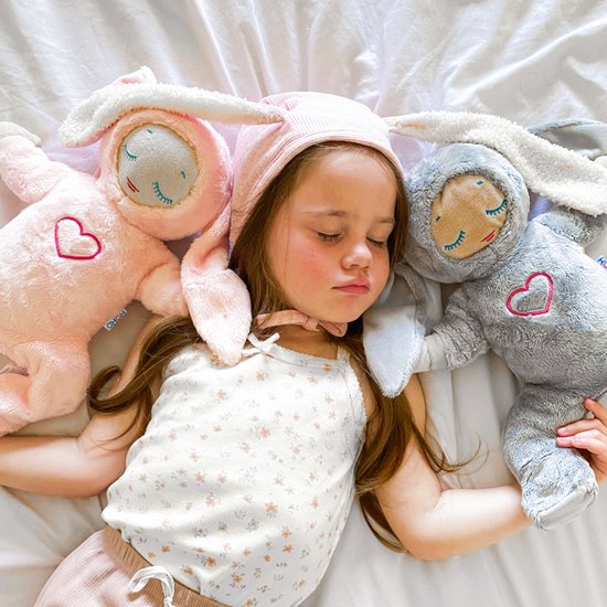 Lulla Doll pyjama fluffy Bunny - Grey van Lulla doll — afbeelding 4
