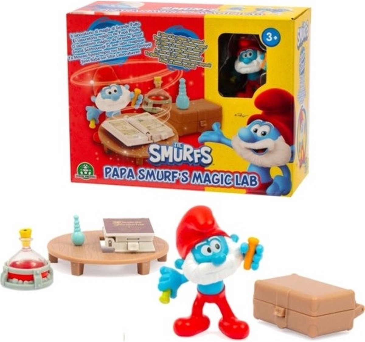 Smurfen Speelsetje - Grote smurf en zijn Laboratorium - De Smurfen - Giochi Presiozi