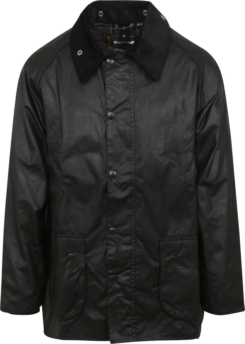 Barbour Bedale Wax Jas Zwart - Maat 50 - Heren - Wax jassen