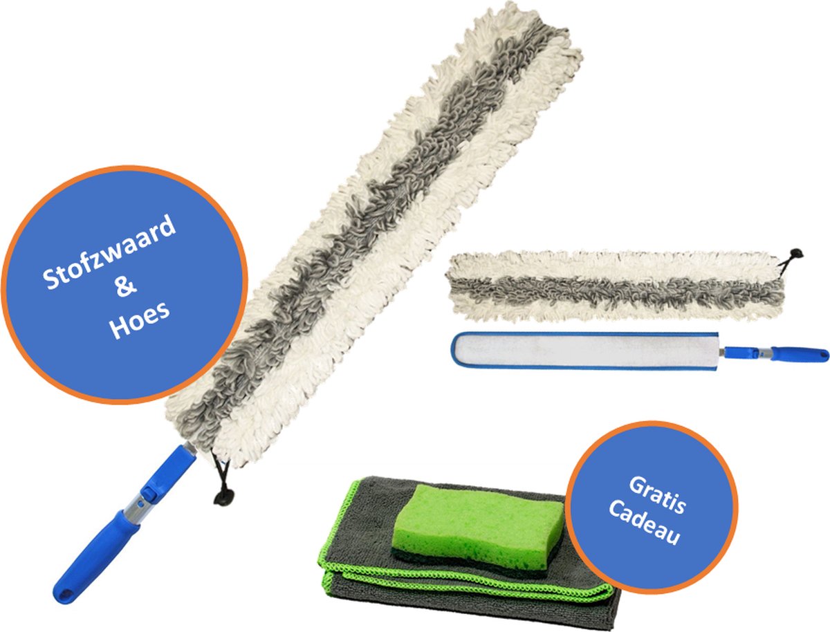 Goedkoopste Professionele Stofzwaard - Plumeau Met Flexibel Zwaard & Wasbare Zebrahoes - Gratis Cadeau