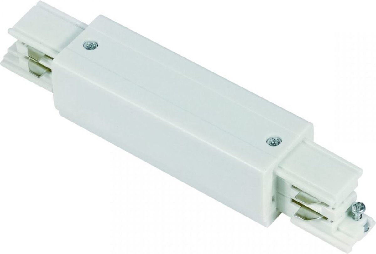 Ledvion - 1-Fase Rail I-Vorm Connector (Wit) - Naadloze Intergratie 1-Fase