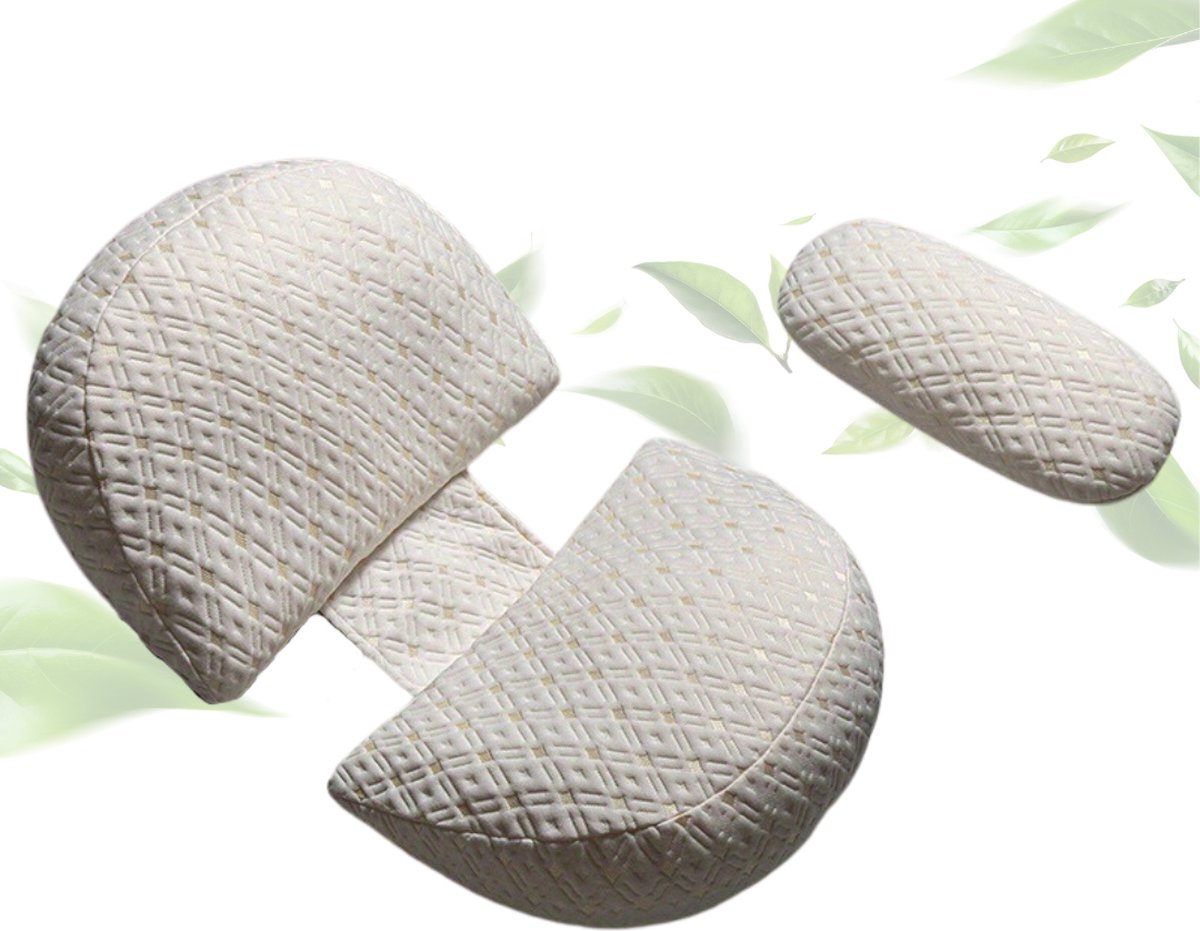 Goedkoopste Nivard Zwangerschapskussen - Zijslaapkussen - Lichaamskussen - Pregnancy Pillow - Maternity Pillow - Wit
