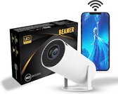 Bol.com SEZGoods S1 Pro Mini Beamer - Smart Projector met 4K-ondersteuning – WiFi 6 & Bluetooth 5.2 – Voor iOS & Android – Ideaa... aanbieding