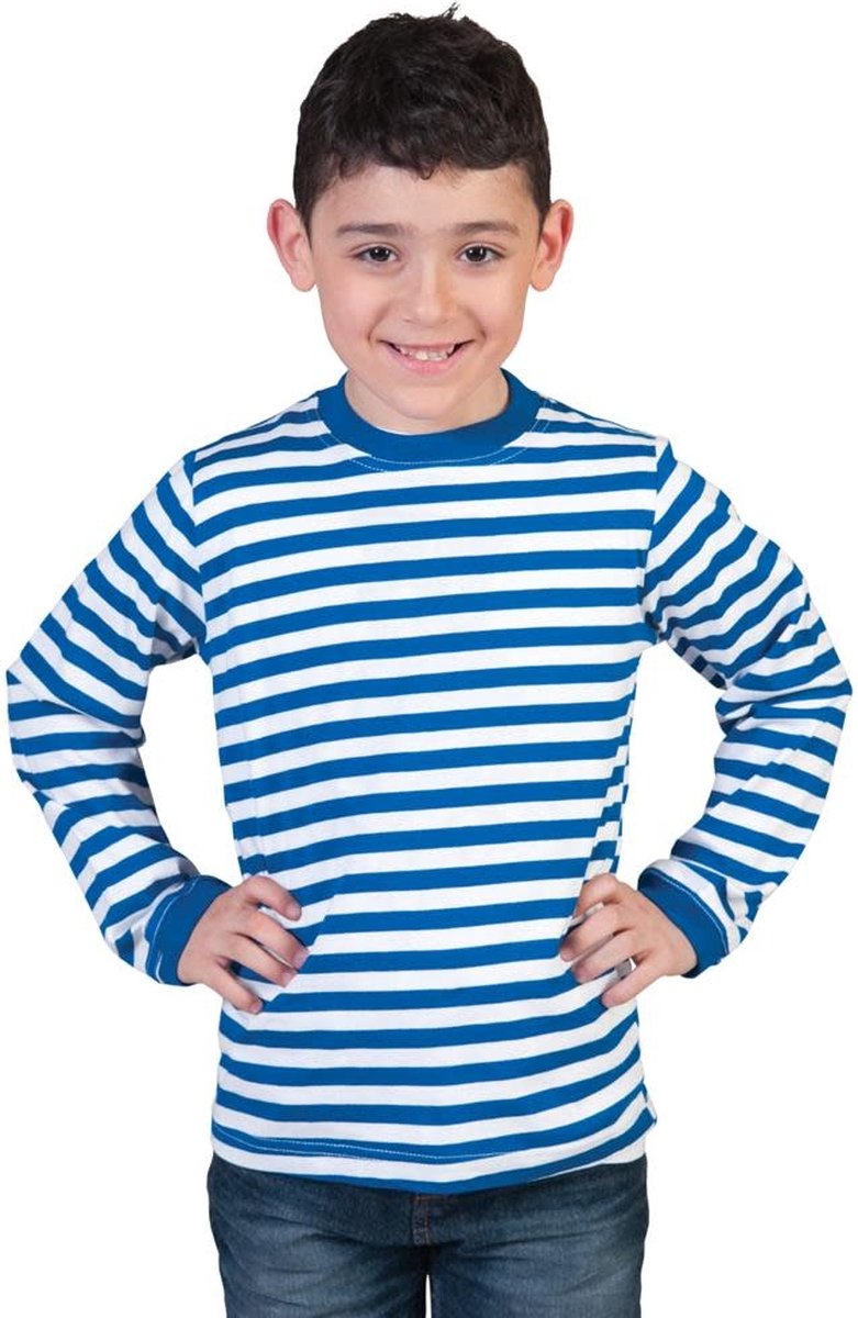 Dorustrui blauw-wit maat 128