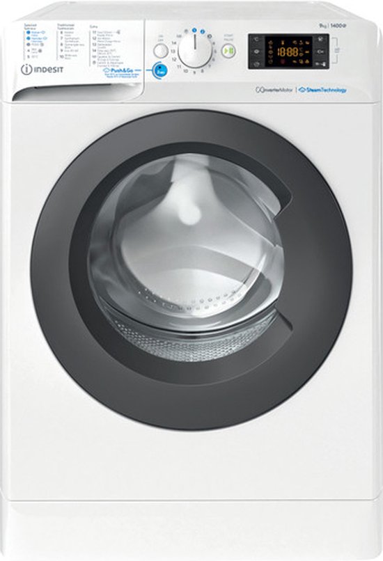 Indesit BWEBE 91498X WKV wasmachine newline 9 kg 1400 toeren Indesit BWEBE 91498X WKV wasmachine newline 9 kg 1400 toeren