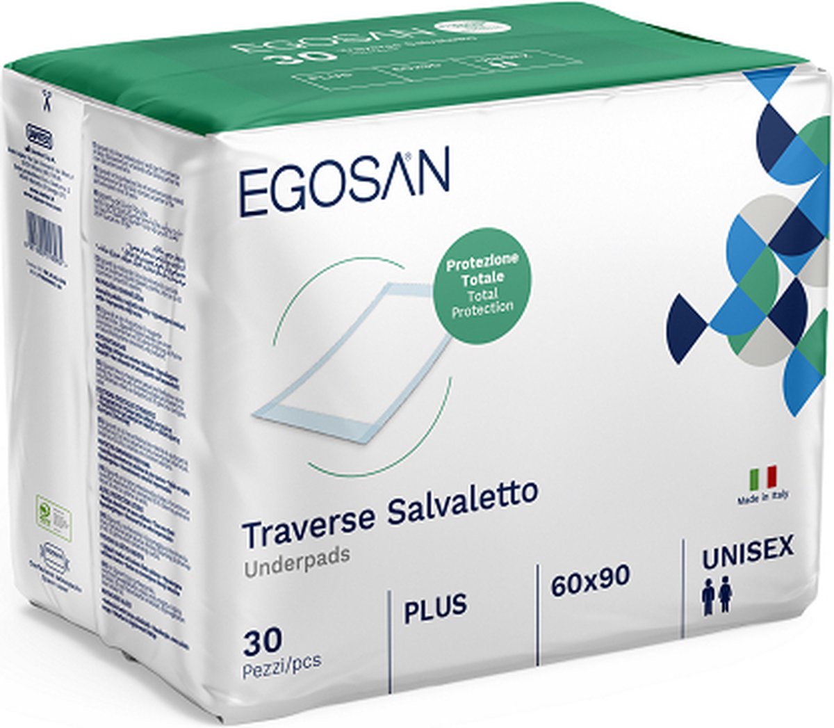 Egosan Underpads 60 x 90 cm - 8 paquets de 30 protections