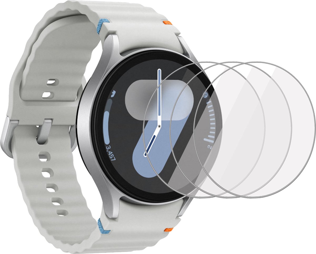3x Geschikt voor Samsung Galaxy Watch 7 40mm - Screenprotector - Beschermglas Folie