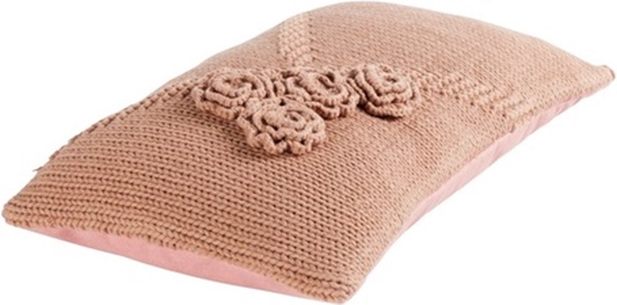 Linen & More Rose Kussen Salmon Ca | 30 X 50 | Sierkussen Voor Woonkamer Of Slaapkamer Roze