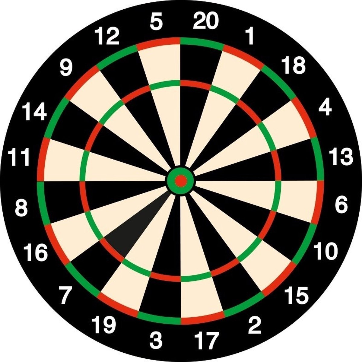 Dartbord Bierviltjes onderzetters - 50x stuks - feestartikelen - versiering - darten thema