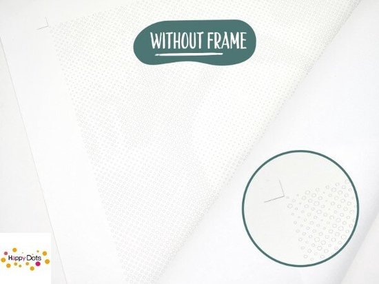 HappyDots DOT Painting Fat Ladies 06 - Shopping 40x50cm - Dot Painting Rouge