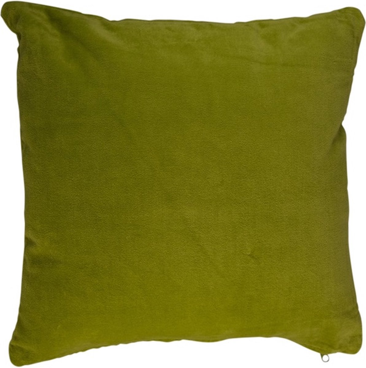 Kussen Basisfluweel X Groen | 40 X 40 | Sierkussen Voor Woonkamer Of Slaapkamer