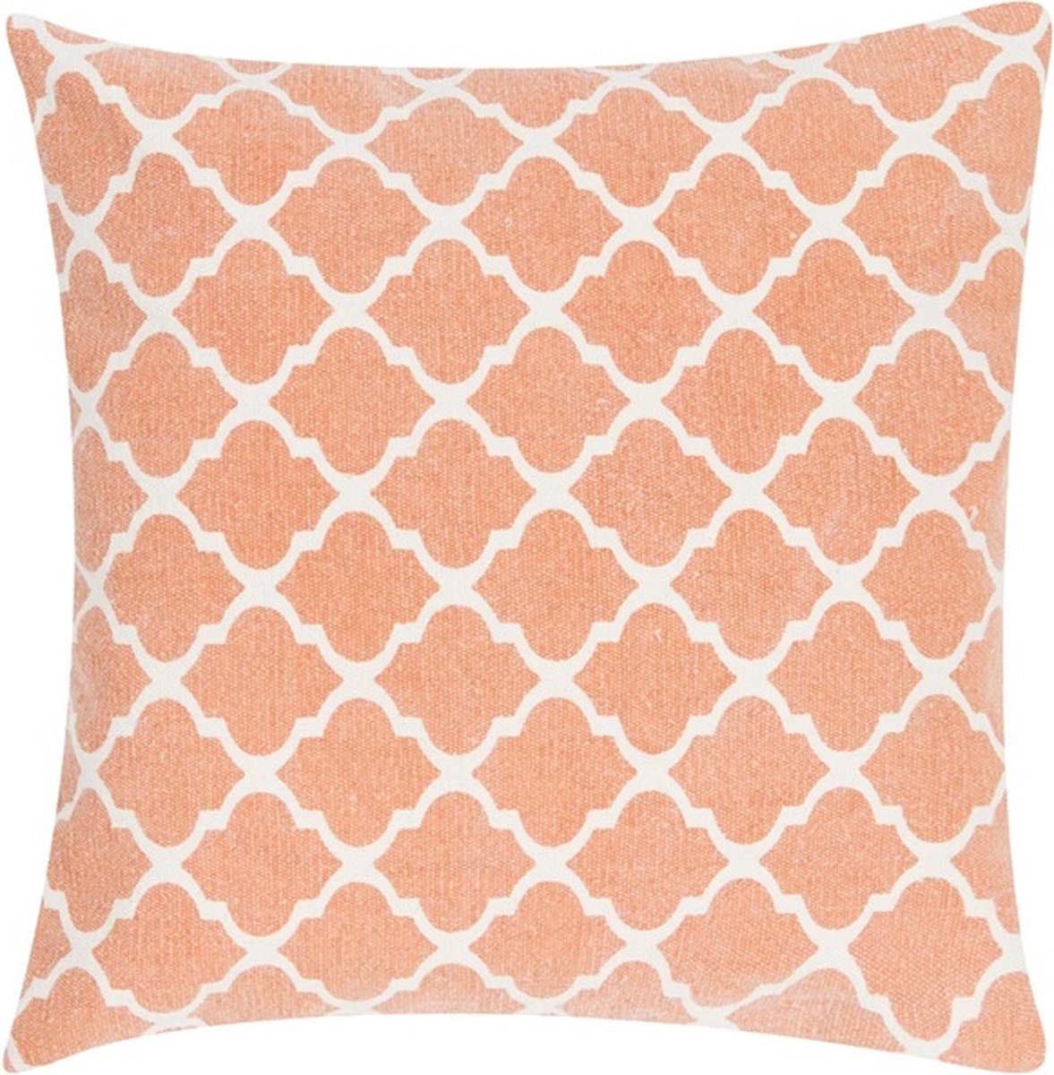Linen & More Moroccan Print Rust Kussen | 45 X 45 | Sierkussen Voor Woonkamer Of Slaapkamer Roze