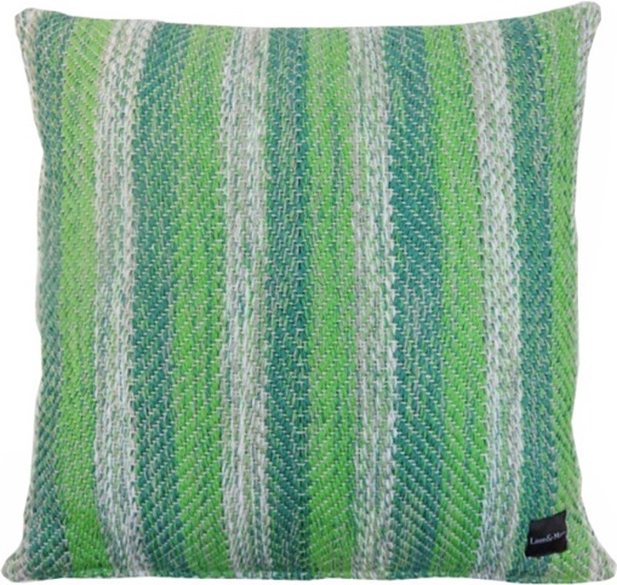 Linen & More Kussen Multi Weave Gree | 60 X 6060 | Sierkussen Voor Woonkamer Of Slaapkamer Groen