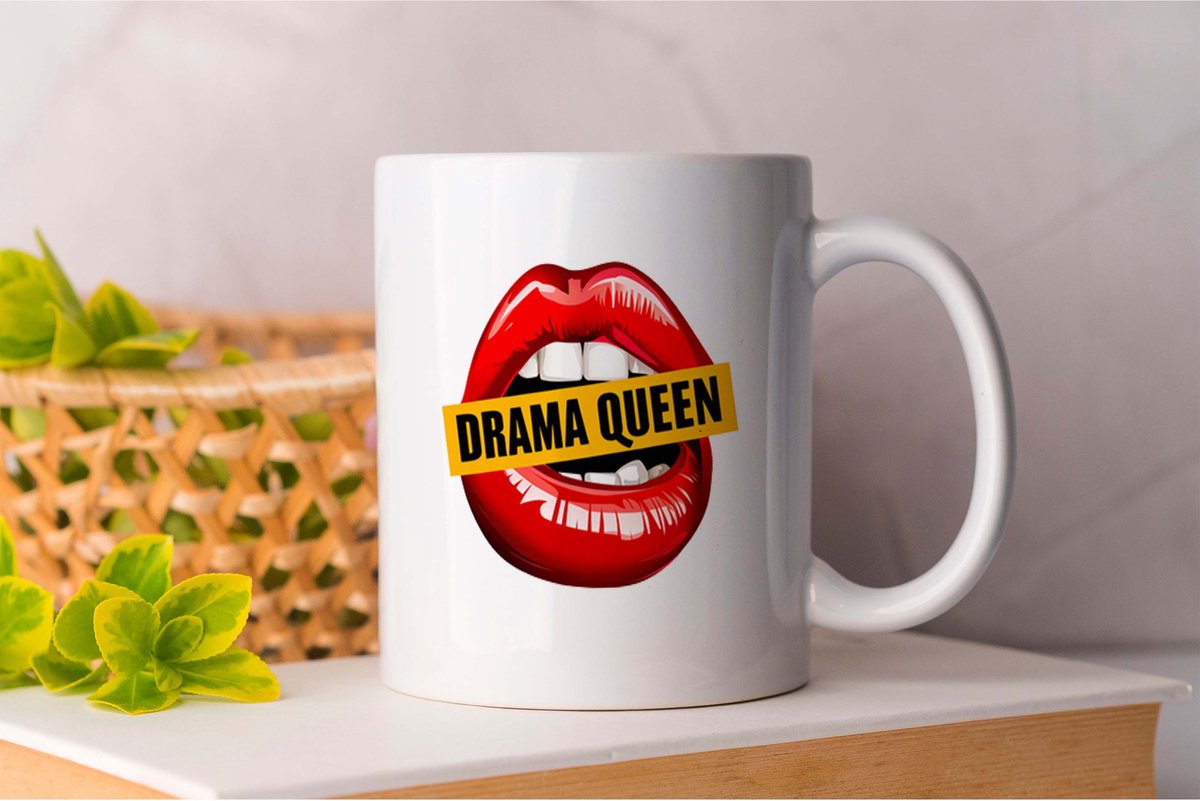 Mok Drama Queen - Funny - Hilarious - Comedy - Humor - Lips - Grappig - Lachen - Hilarisch - Komisch