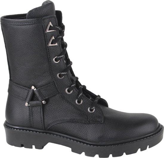 Twins 324674 589W2 meisjes veterboots maat 35 zwart bol