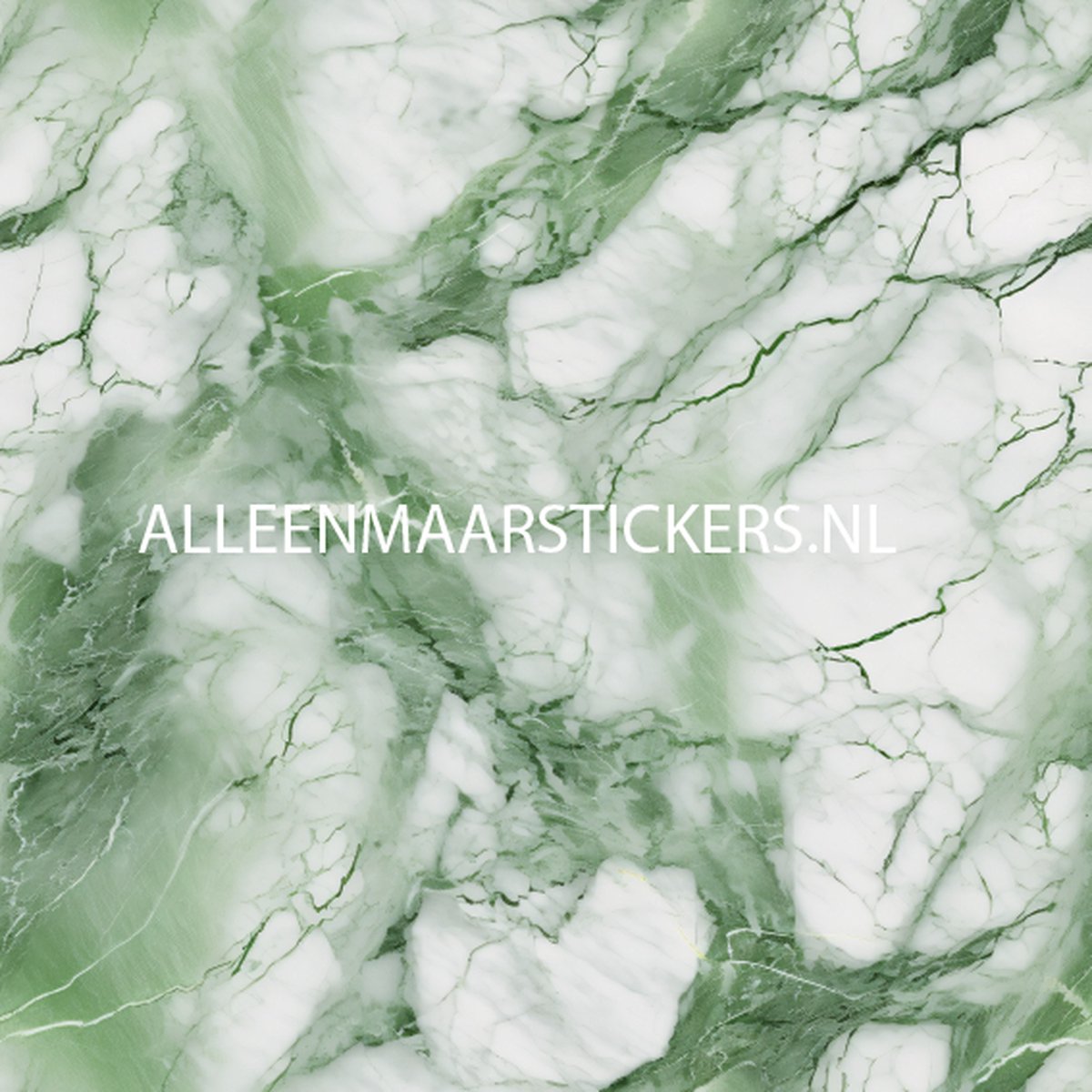 15 tegelstickers marmer groen 15cm x 15cm - backsplash - peel and stick - plakfolie - voor badkamer, keuken of toilet - zelfklevend