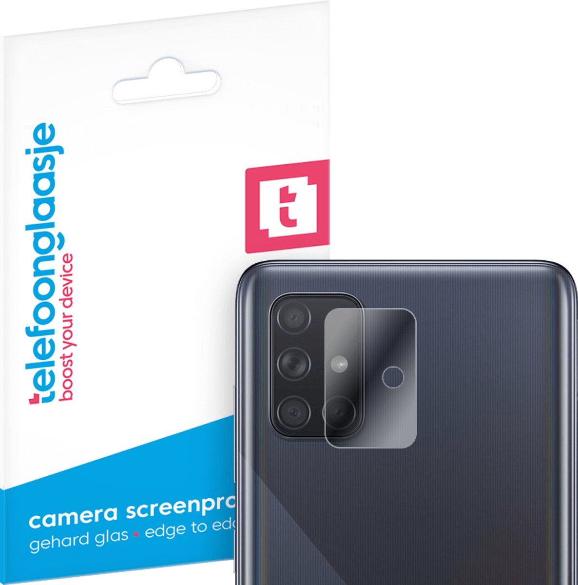 Samsung Galaxy A71 camera lens screenprotector gehard glas