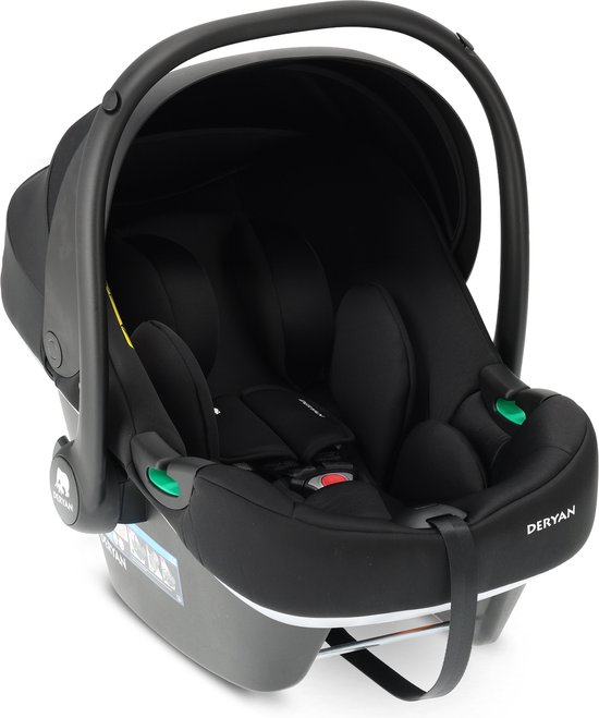 Foto: Deryan luxe i size autostoeltje zwart vanaf geboorte isofix autostoel 0 