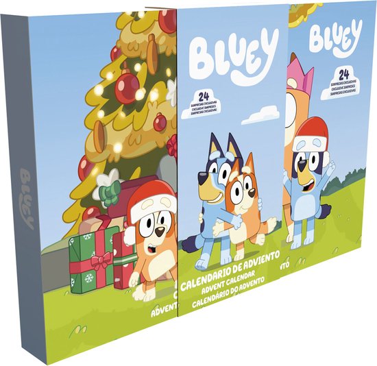 Calendrier de l'Avent Bluey 24 Surprises Exclusive - Noël - Noël- 40x35cm