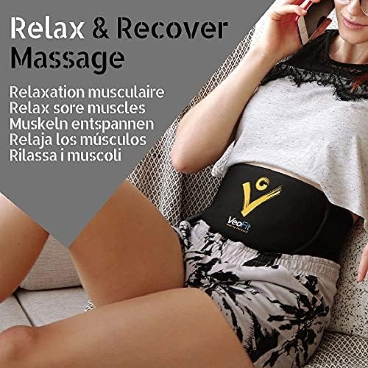 Ceinture Amincissante Électrique JYZT – Massage Vibrant Et Chauffant Avec 6 Moteurs, 36 Réglages, Pour Abdos Et Perte De Poids