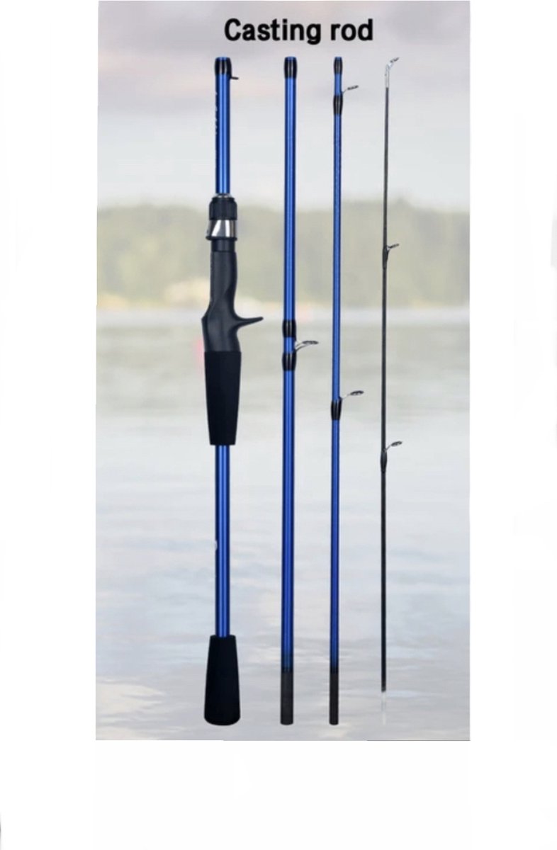 Baitcasting Spinning Reizen Carbon 4/5 Sectie Hengels Werpgewicht 5-20g Power Ultralight Lokken Forel Mini Pole
