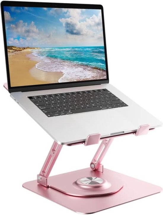 Zit Sta Laptop Standaard STAN – aluminium en verstelbaar