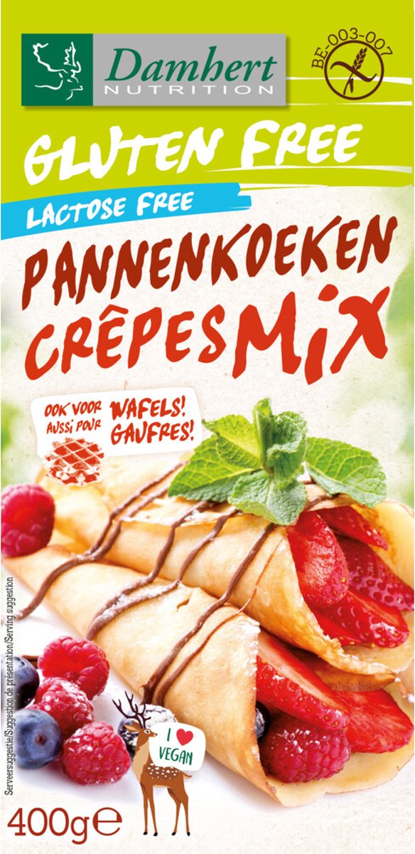 Damhert Pannenkoekenmix (glutenvrij)